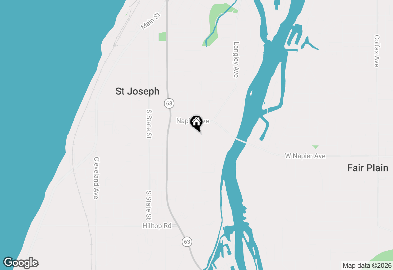 Map of 2521 Thayer Drive, St. Joseph, MI 49085