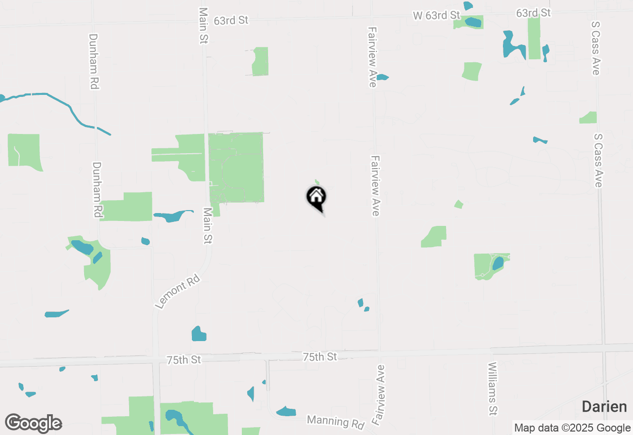 Map of 6933 Parkview Drive, Downers Grove, IL 60516