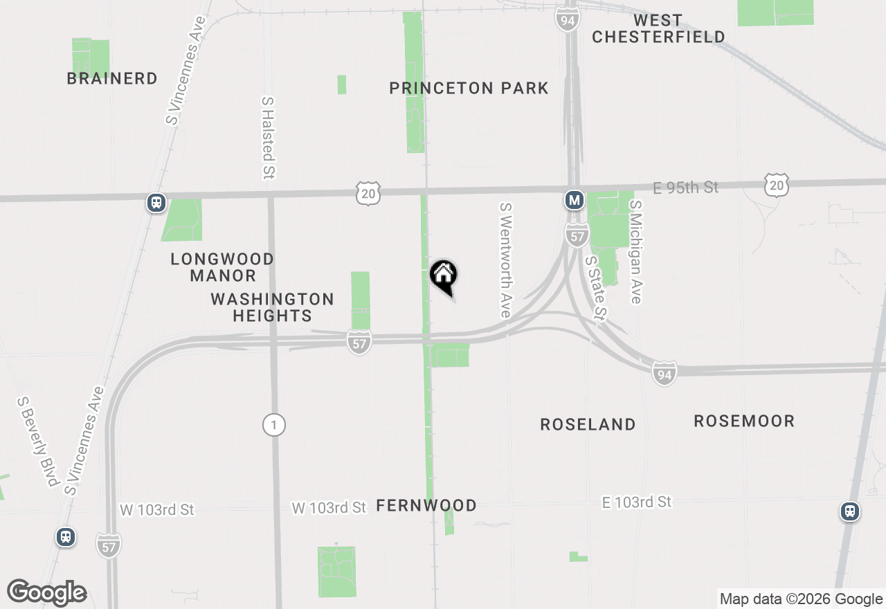 Map of 9754 S Harvard Avenue, Chicago, IL 60628