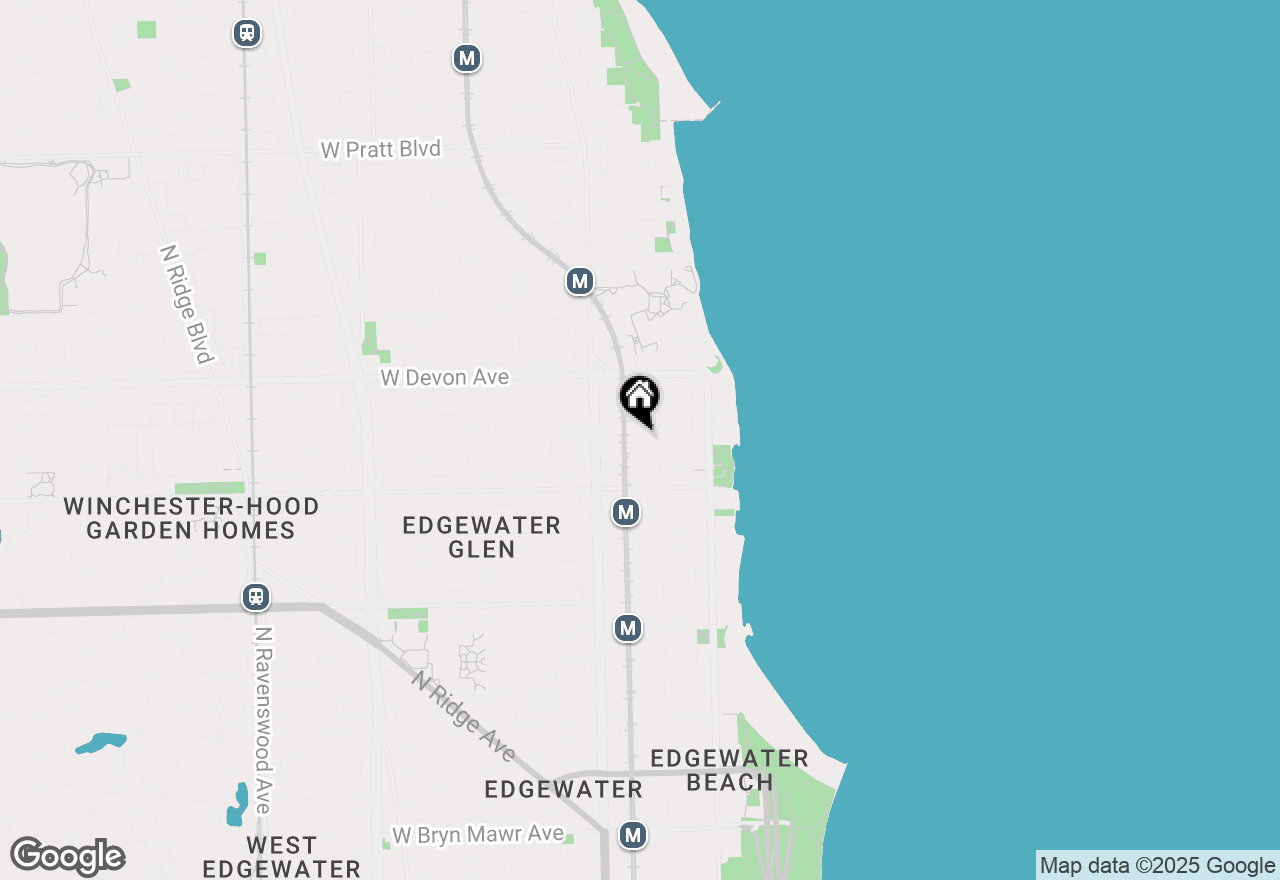 Map of 6250 N Winthrop Avenue #309, Chicago, IL 60660