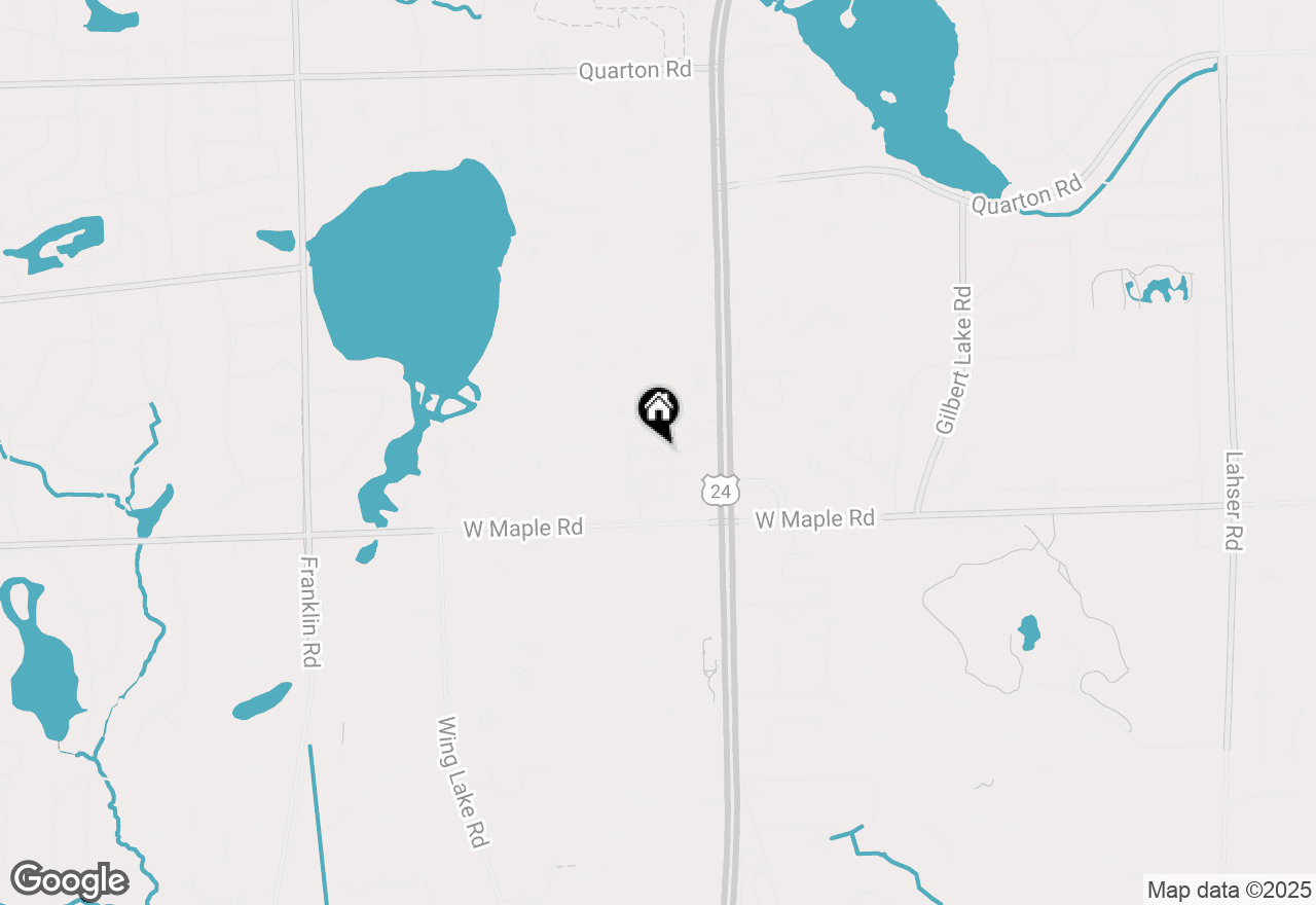 Map of 750 Trailwood Path #A, Bloomfield Hills, MI 48301