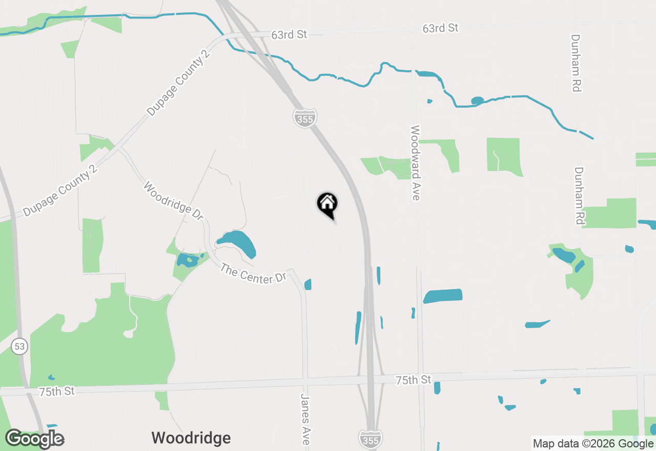 Map of 2355 Sunnydale Drive, Woodridge, IL 60517