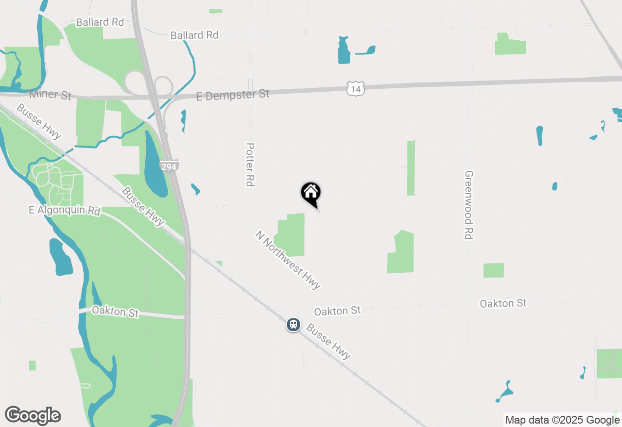 Map of 2240 Birch Street, Park Ridge, IL 60068