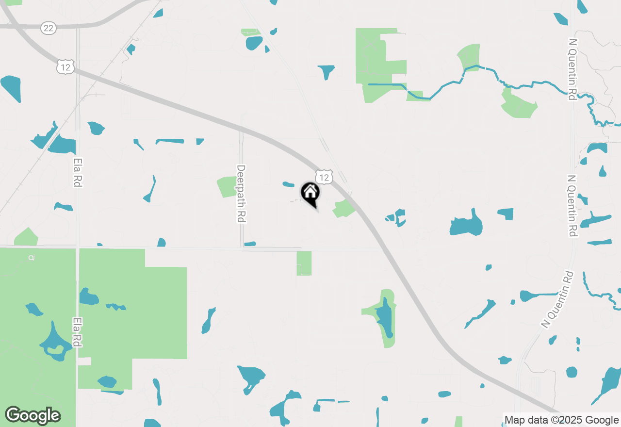 Map of 1135 Lexington Lane, Lake Zurich, IL 60047