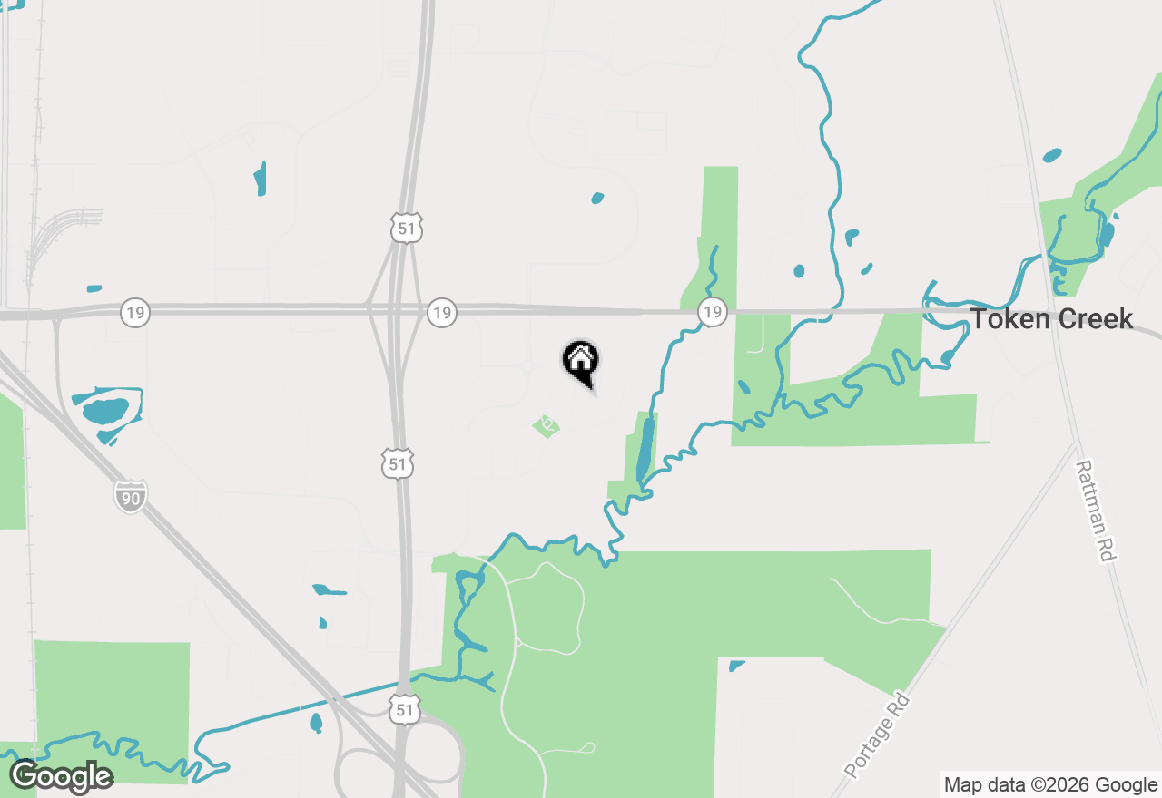 Map of 6256 John F. Kennedy Dr, Deforest, WI 53532