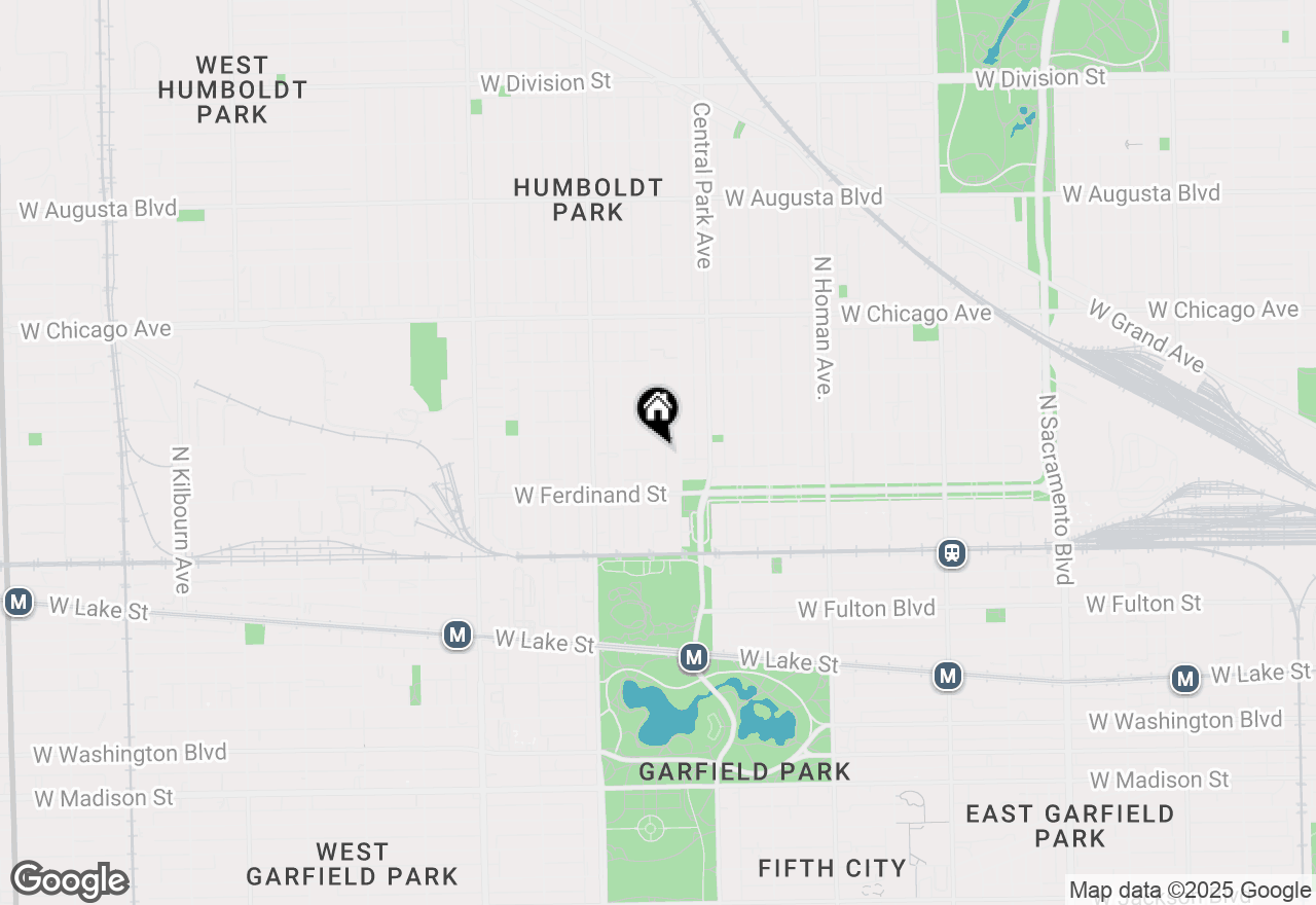 Map of 541 N Lawndale Avenue, Chicago, IL 60624