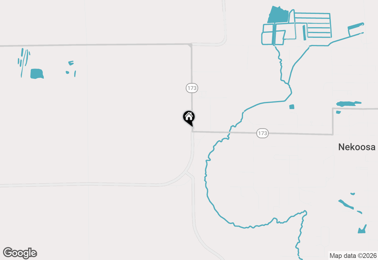 Map of 4129 Highway 173, Nekoosa, WI 54457