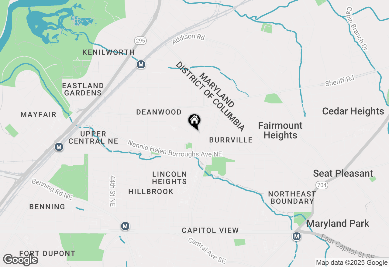 Map of 818 51st Street Ne, Washington, DC 20019