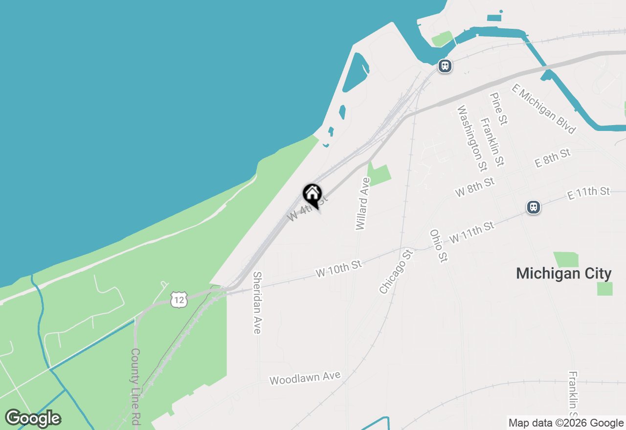 Map of 0 Lincoln Avenue, Michigan City, IN 46360