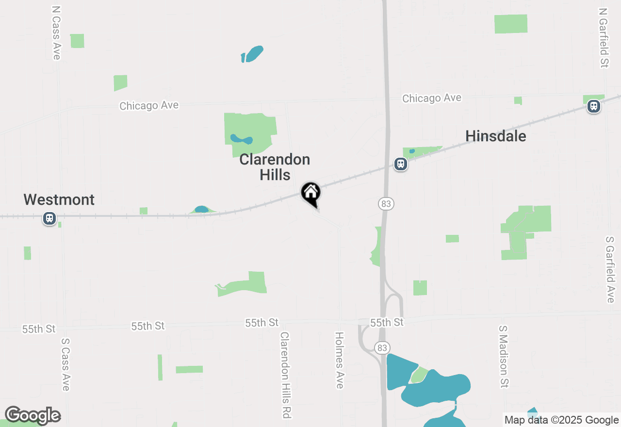 Map of 88 Park Avenue #3, Clarendon Hills, IL 60514