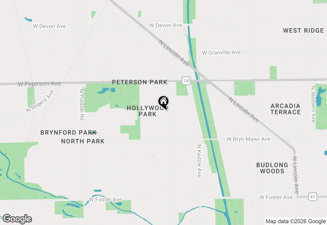 Map of 5759 N Bernard Street, Chicago, IL 60659