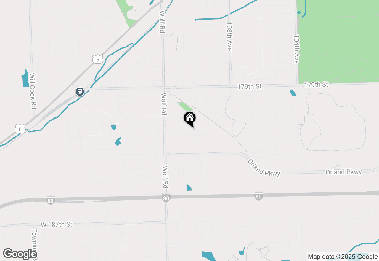 Map of 18140 Buckingham Drive, Orland Park, IL 60467