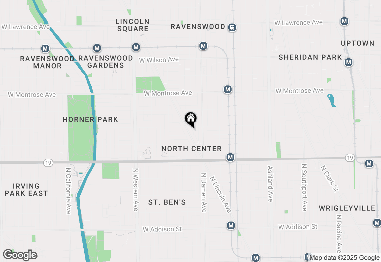 Map of 4147 N Lincoln Avenue #3, Chicago, IL 60618