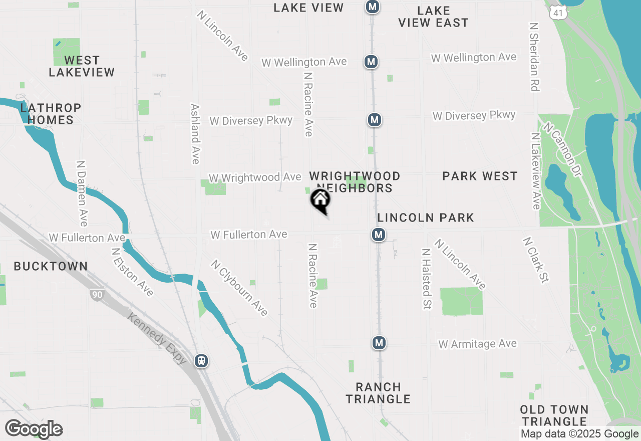 Map of 1143 W Montana Street, Chicago, IL 60614