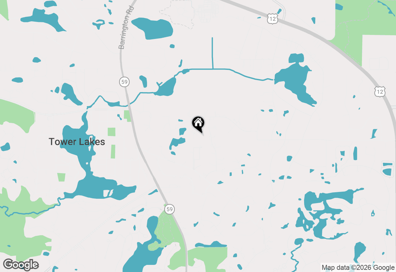 Map of 25549 N Broken Bow Pass, Barrington, IL 60010