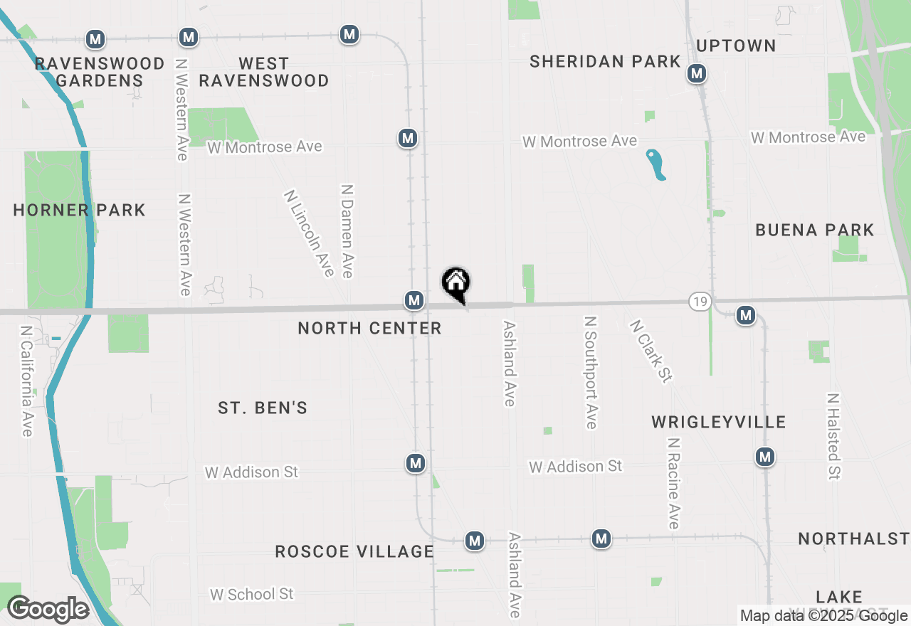 Map of 3951 N Hermitage Avenue #B, Chicago, IL 60613