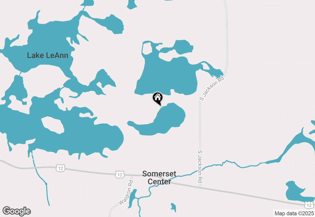 Map of 11113 Perch Lake Drive W, Cement City, MI 49233