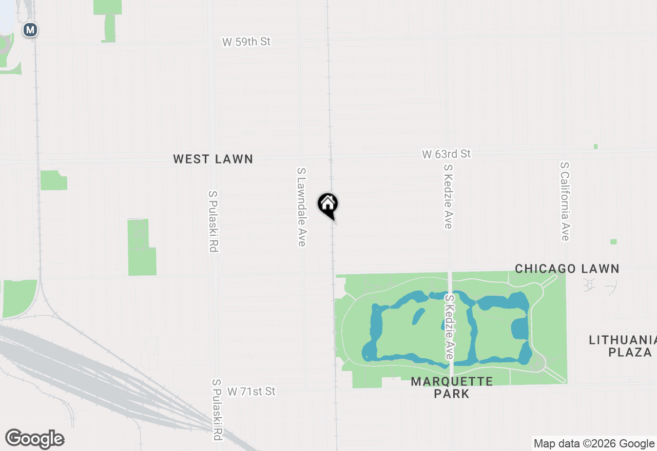 Map of 3604 W 65th Place, Chicago, IL 60629