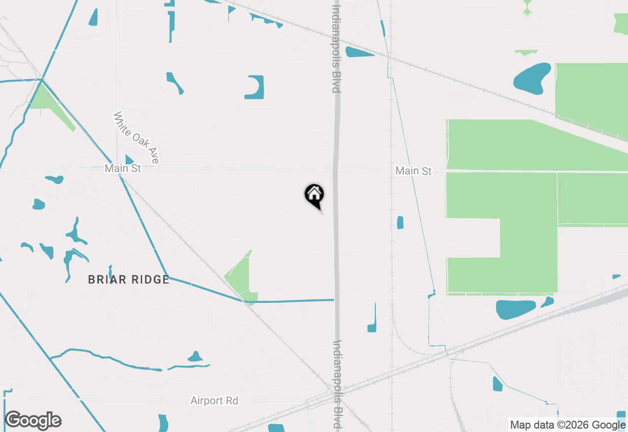 Map of 121 Bluegrass Drive, Schererville, IN 46375