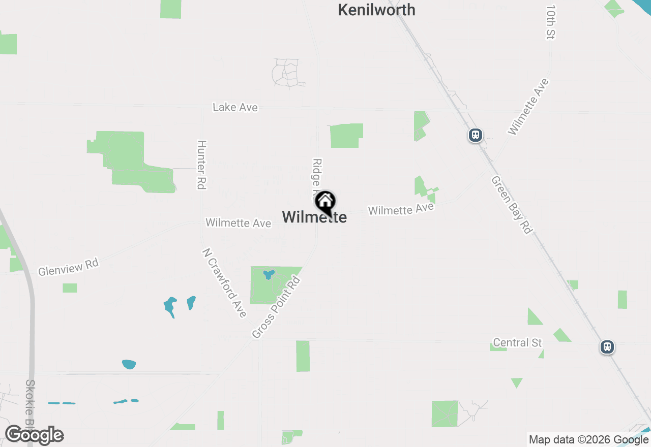Map of 1829 Wilmette Avenue #C, Wilmette, IL 60091