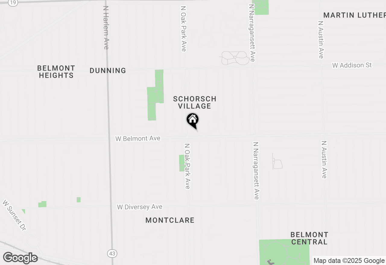 Map of 3214 N Rutherford Avenue, Chicago, IL 60634