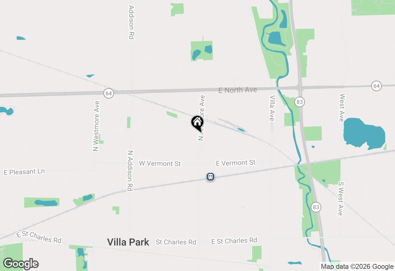 Map of 550 N Ardmore Avenue #2W, Villa Park, IL 60181