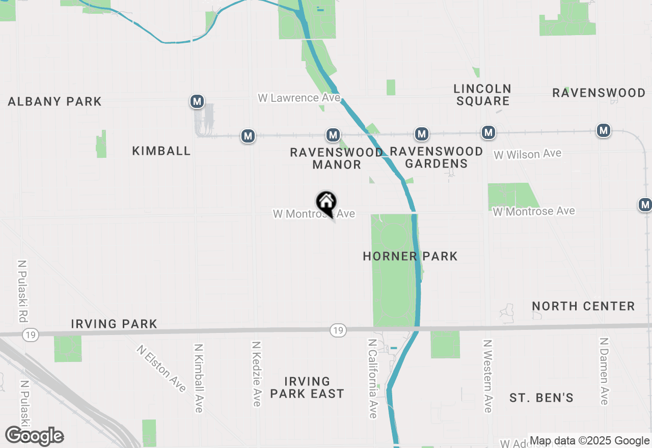 Map of 4347 N Richmond Avenue #1N, Chicago, IL 60618