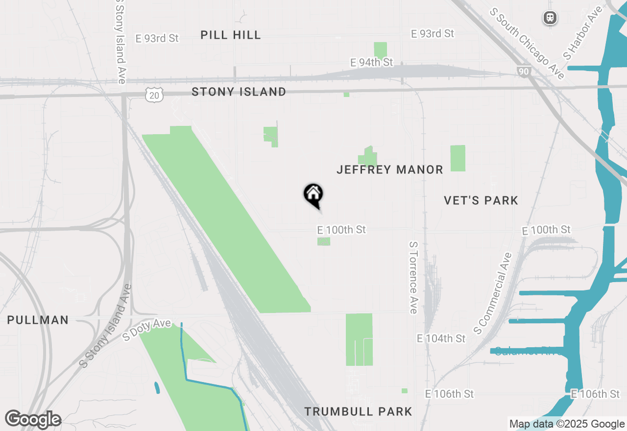 Map of 9926 S Luella Avenue, Chicago, IL 60617