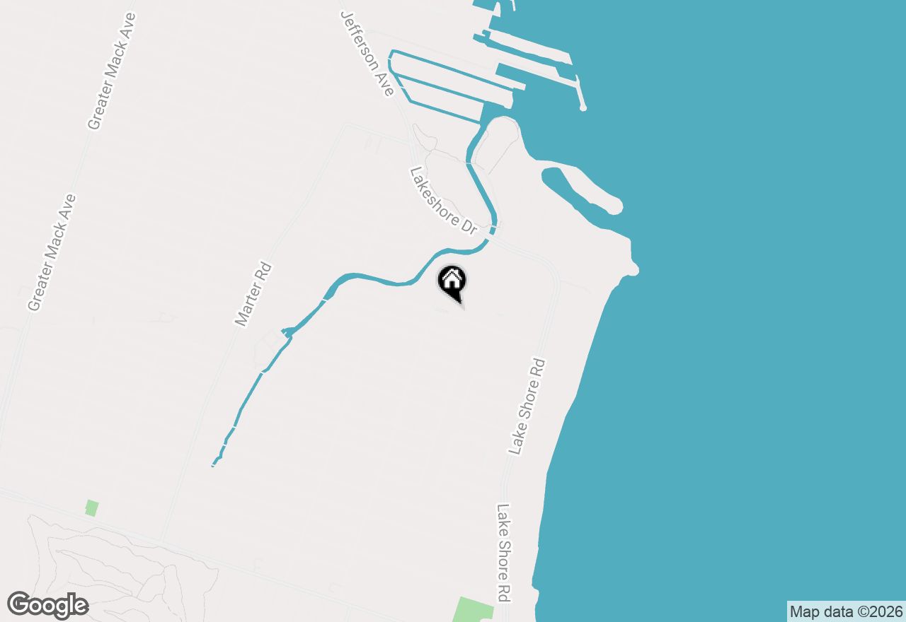 Map of 23355 Robert John Street, Saint Clair Shores, MI 48080
