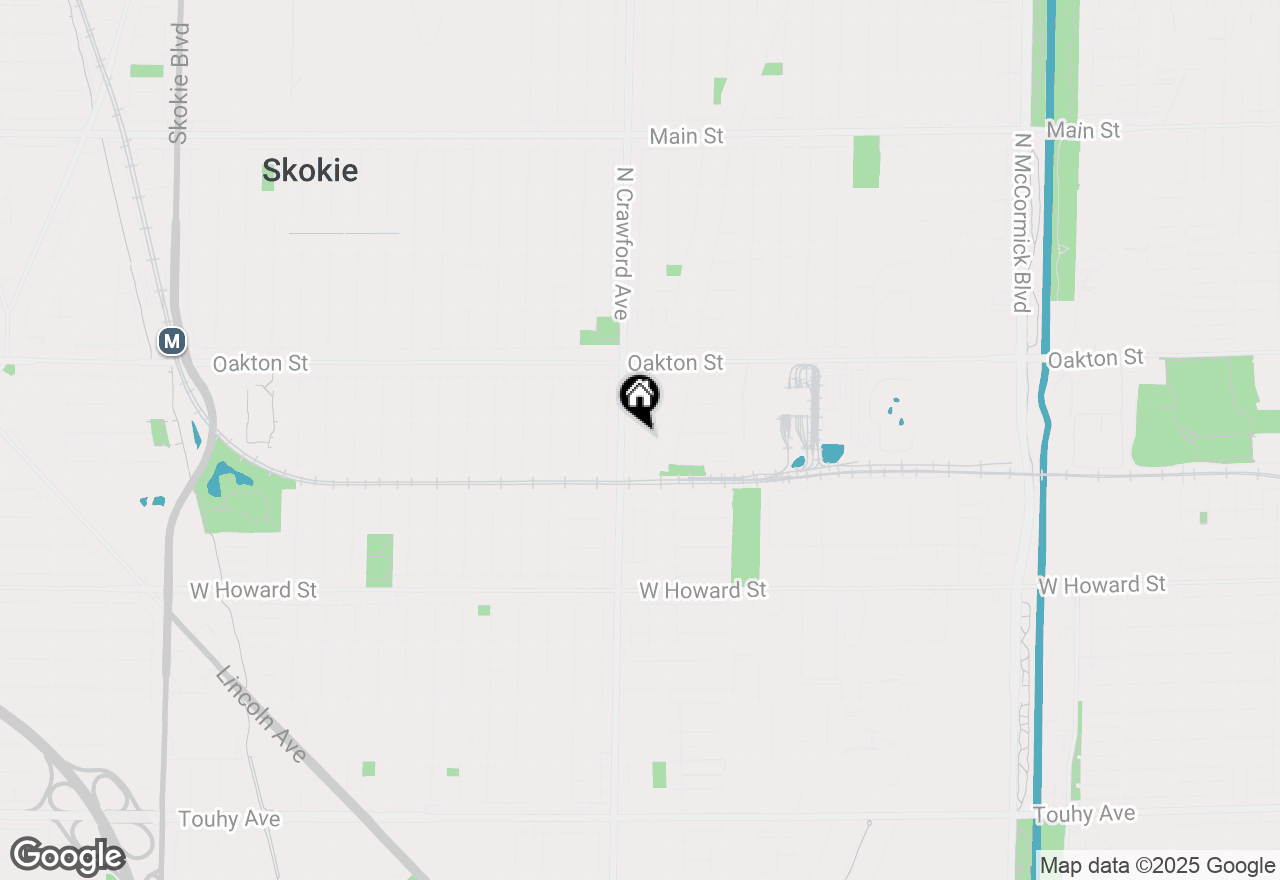 Map of 3924 Hull Street, Skokie, IL 60076