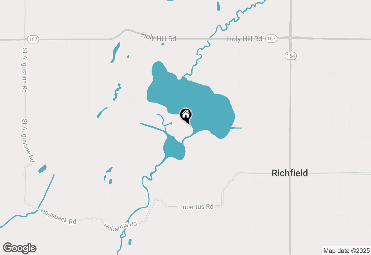 Map of 4905 Lakeview Ave, Hubertus, WI 53033