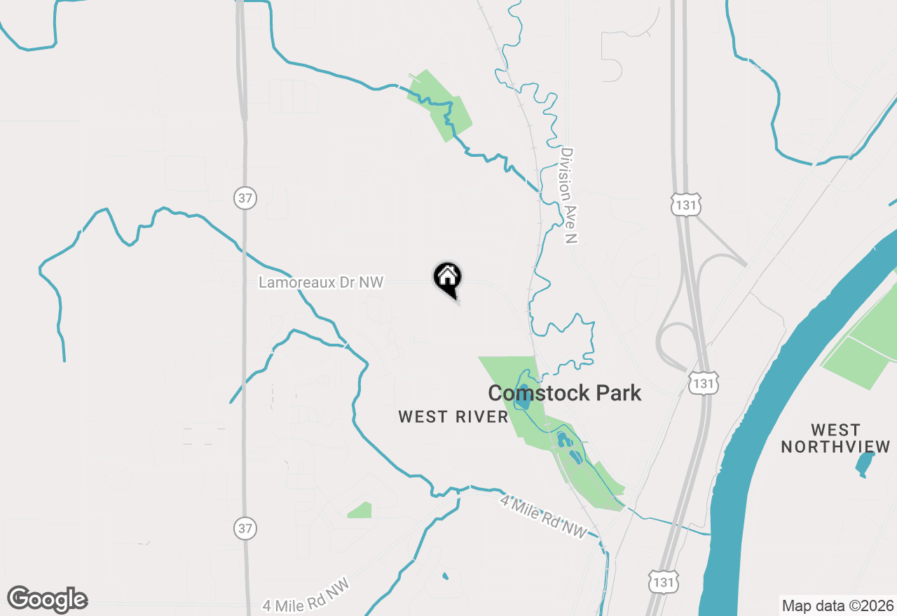 Map of 4329 Laura Street Nw, Comstock Park, MI 49321