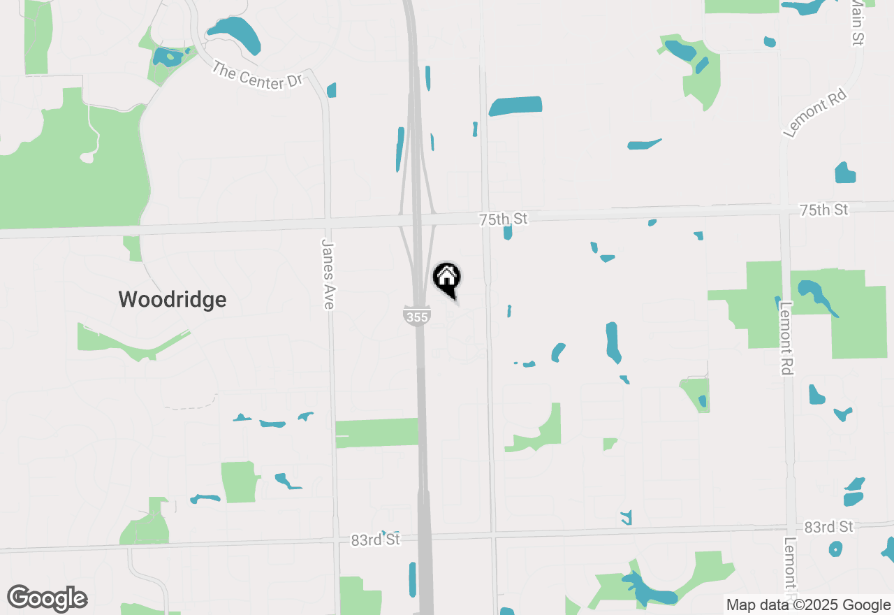 Map of 2076 Country Club Drive #20-2E, Woodridge, IL 60517