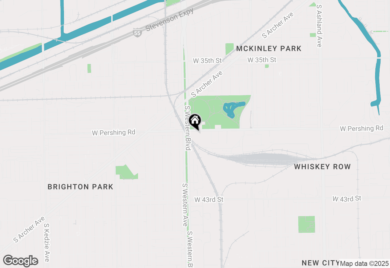 Map of 2323 W Pershing Road #124, Chicago, IL 60609