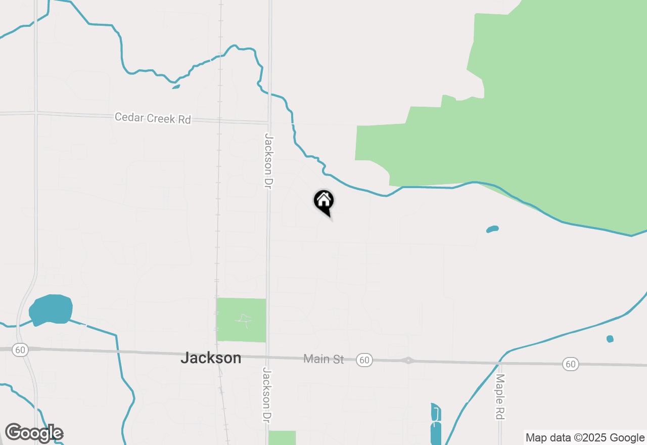 Map of W200N17266 Raymond Rd, Jackson, WI 53037