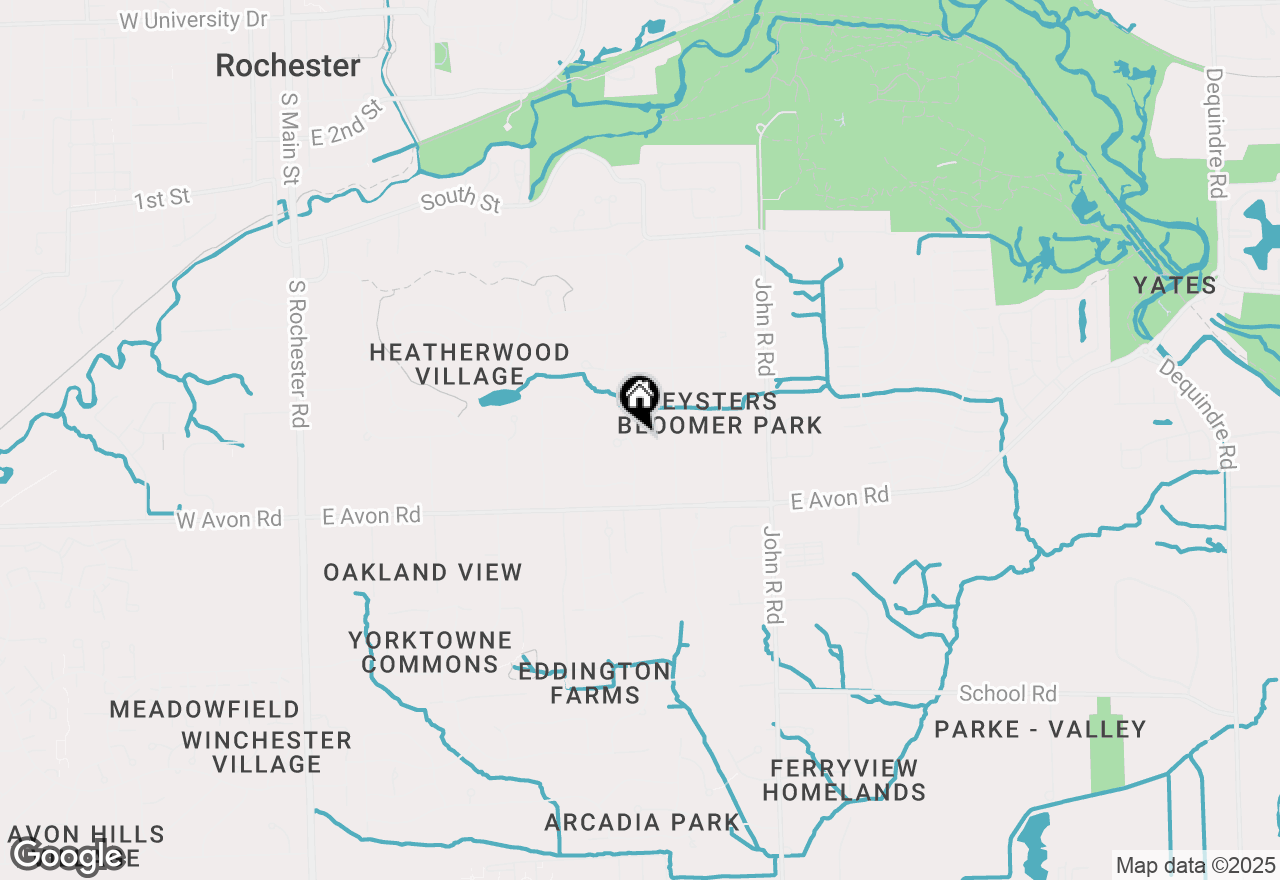 Map of 837 Dakota, Rochester Hills, MI 48307