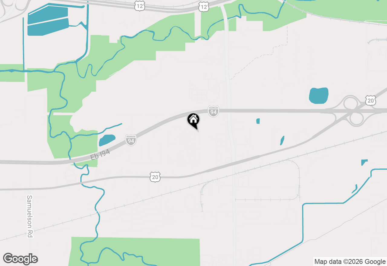 Map of 1178 Harbor Way, Burns Harbor, IN 46304