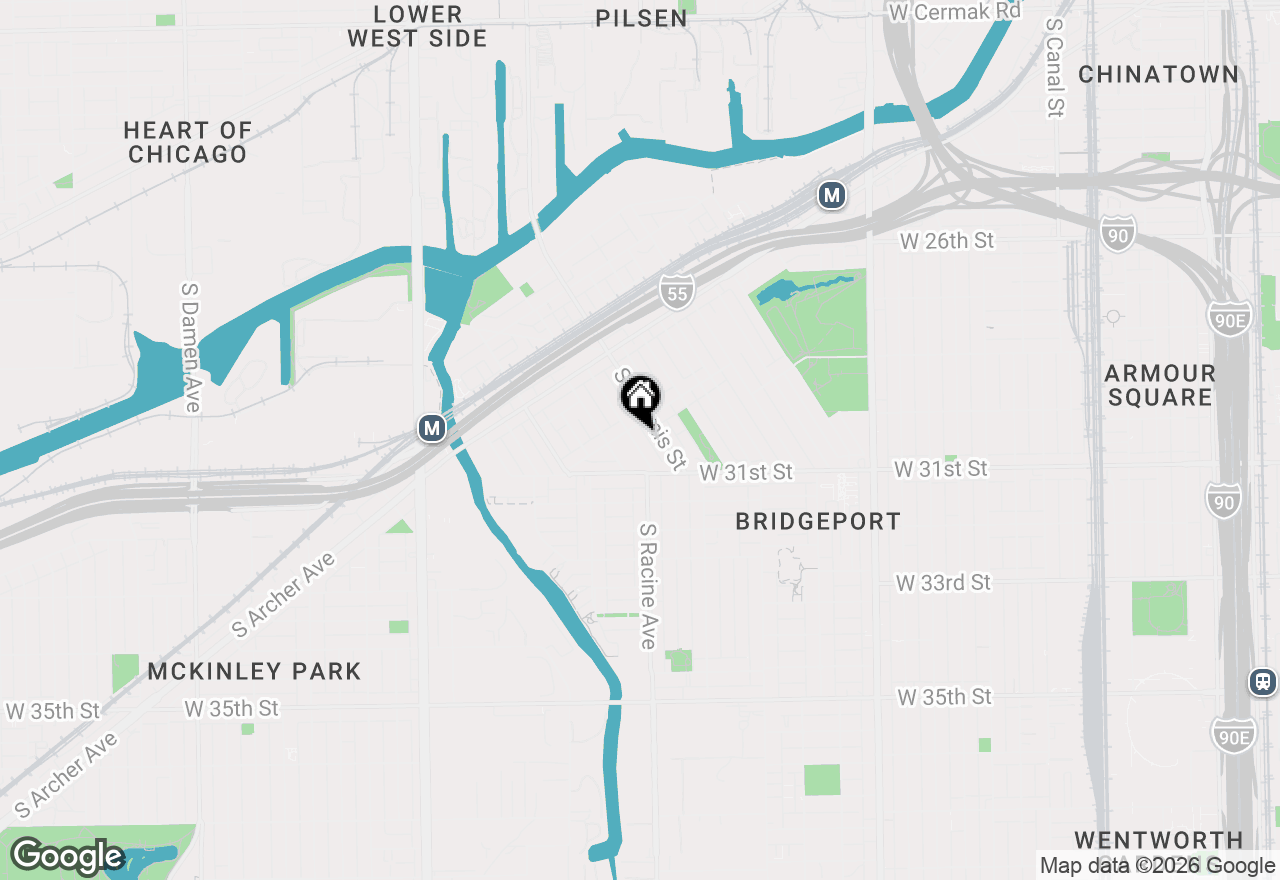 Map of 3013 S Haynes Court #2F, Chicago, IL 60608