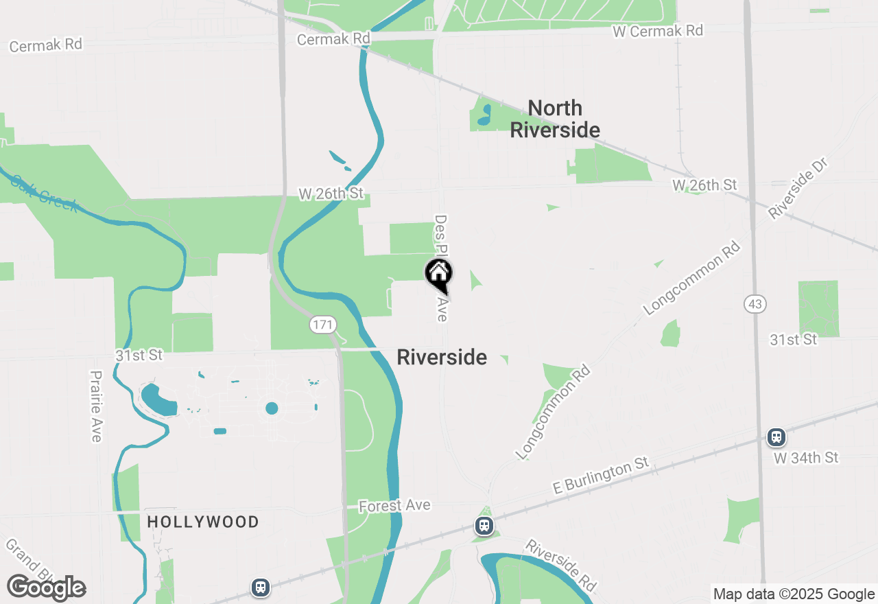 Map of 2956 Des Plaines Avenue, North Riverside, IL 60546