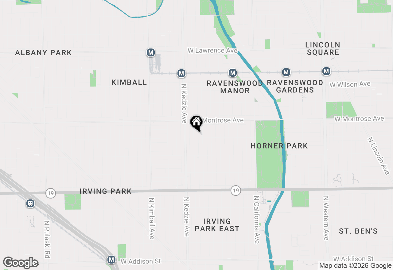 Map of 3124 W Cullom Avenue #2, Chicago, IL 60618
