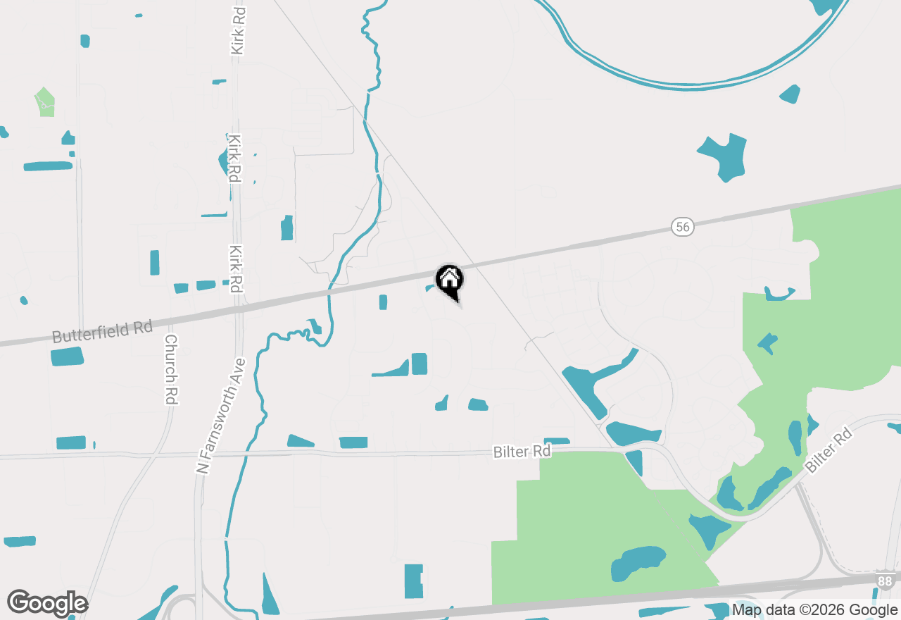 Map of 2819 Clarissa Lane, Aurora, IL 60502