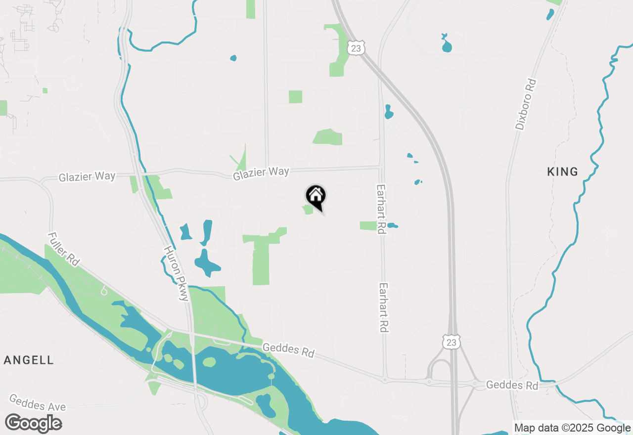 Map of 3829 Waldenwood Drive, Ann Arbor, MI 48105