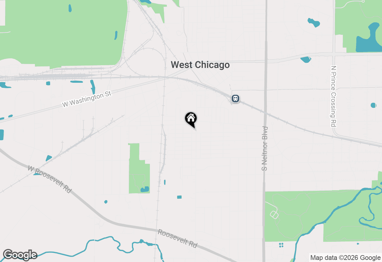 Map of 117 W Blair Street, West Chicago, IL 60185