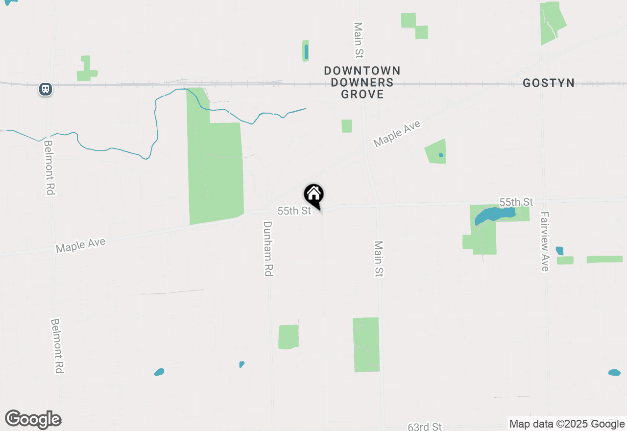 Map of 1207 55th Street, Downers Grove, IL 60515