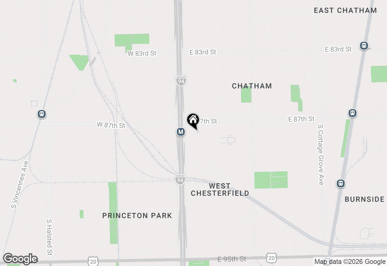 Map of 8742 S Wabash Avenue, Chicago, IL 60619
