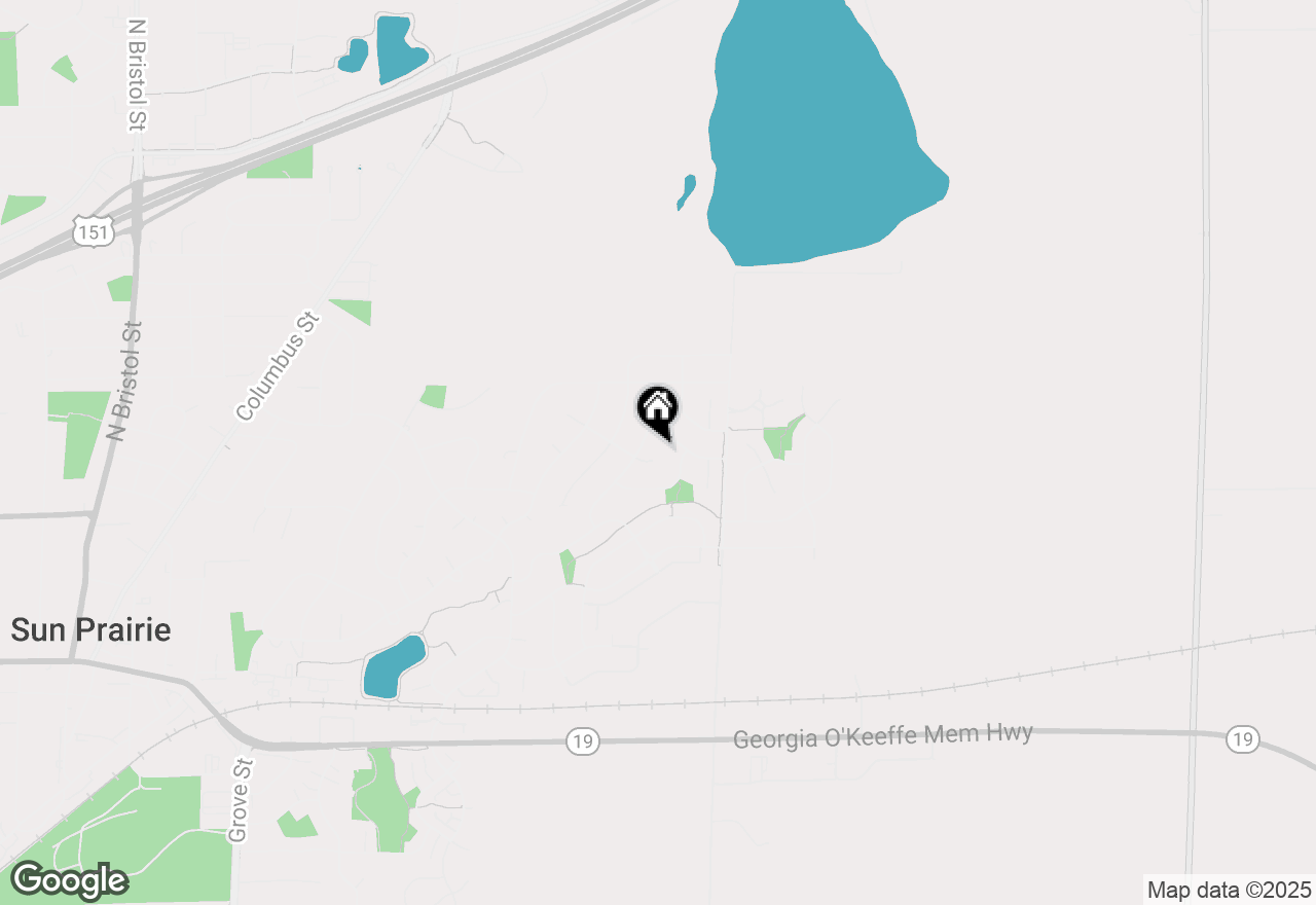 Map of 1216 Oriole Court, Sun Prairie, WI 53590