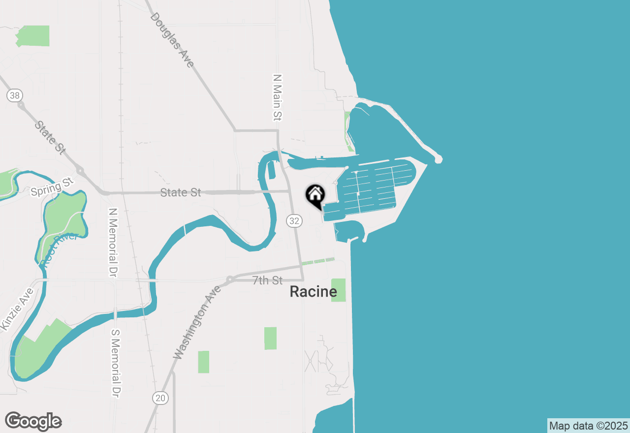 Map of 333 Lake Ave #404, Racine, WI 53403