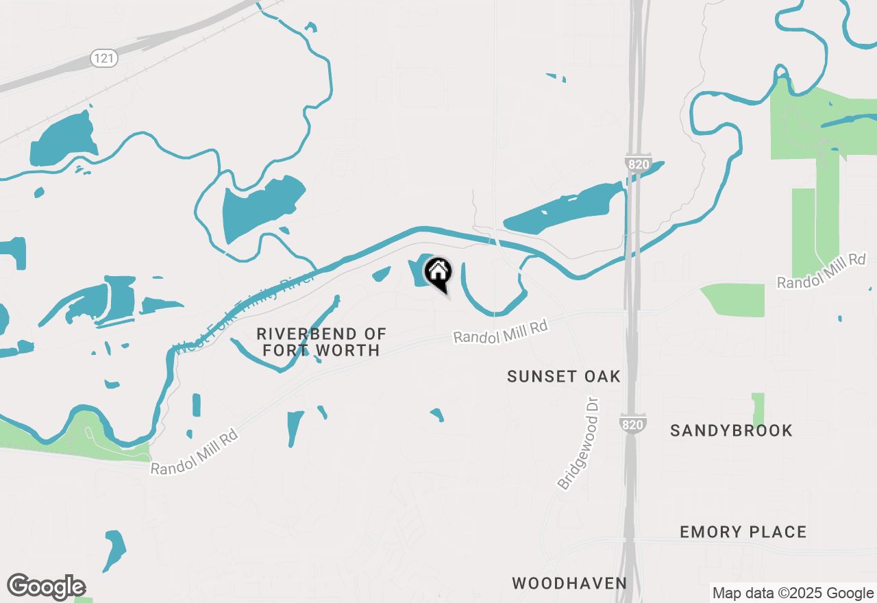 Map of 6200 Forest River Drive, Fort Worth, TX 76112