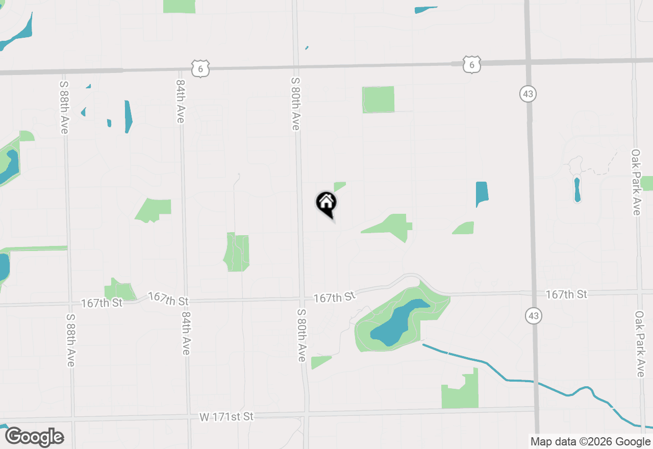 Map of 7900 164th Court #264, Tinley Park, IL 60477