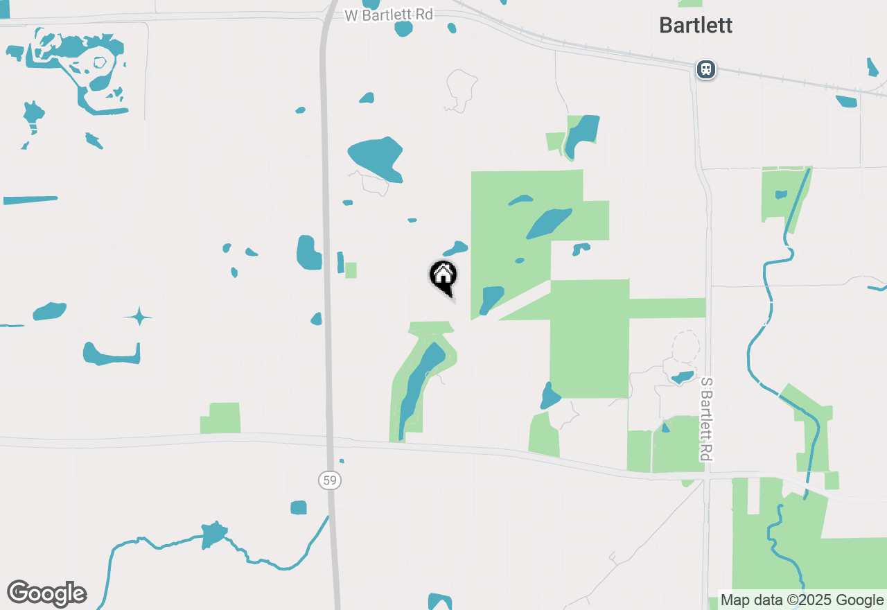 Map of 718 Fairview Lane, Bartlett, IL 60103